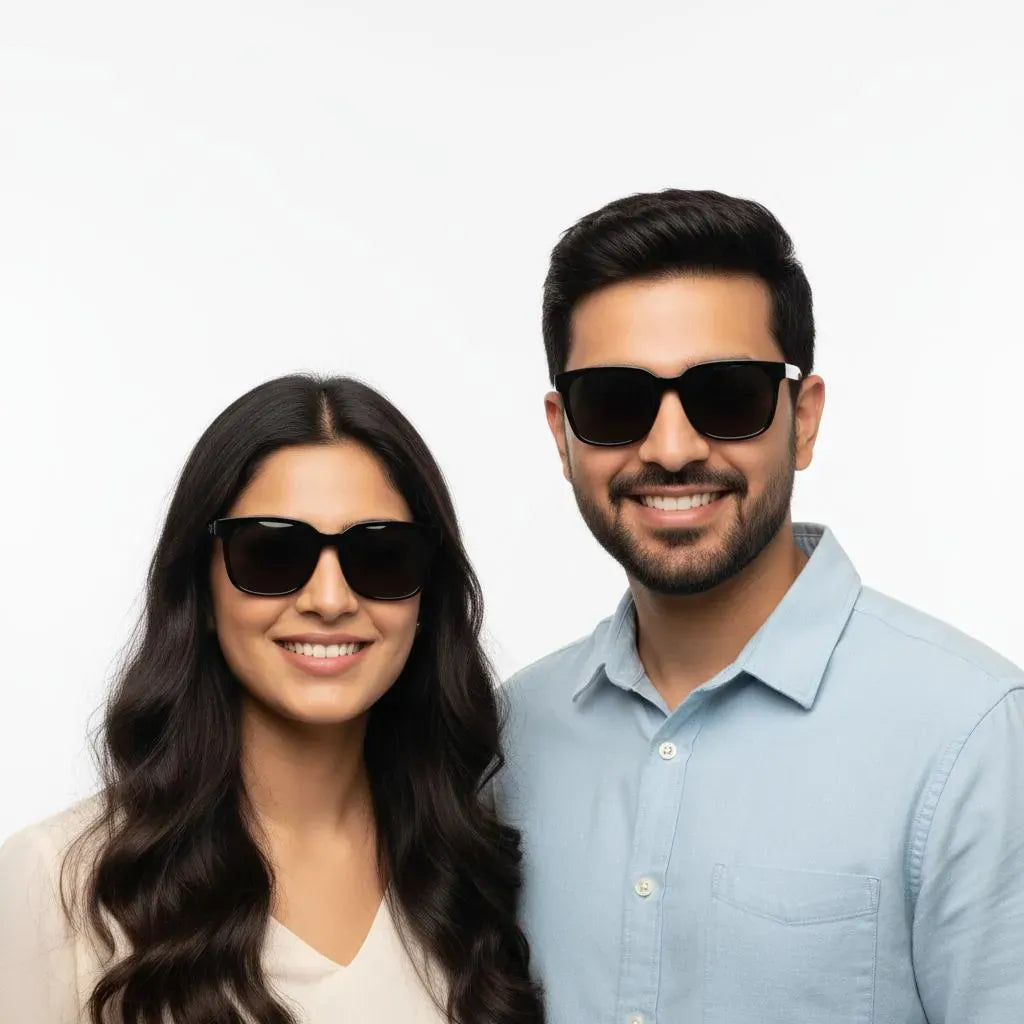 iDom Eyeglasses Full Rim Square Clip on For Men & Women 471838