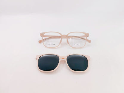 iDom Eyeglasses Full Rim Square Clip on For Women 280119
