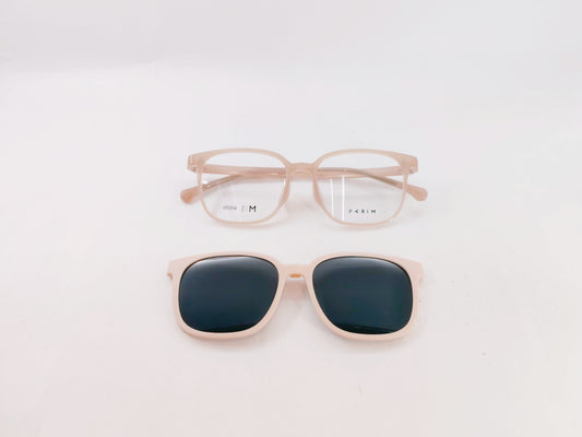 iDom Eyeglasses Full Rim Square Clip on For Women 280119