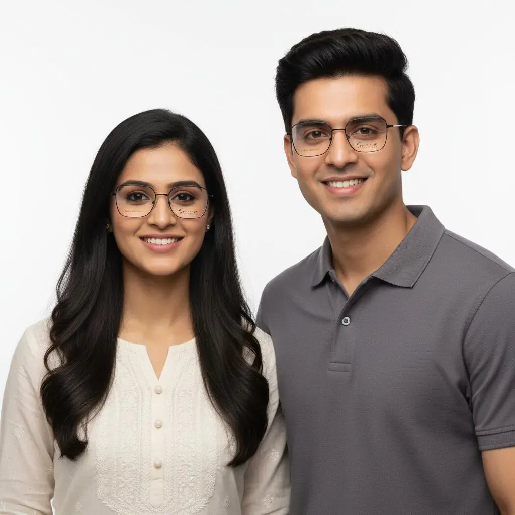 iDom Eyeglasses Full Rim Square For Men & Women 138797