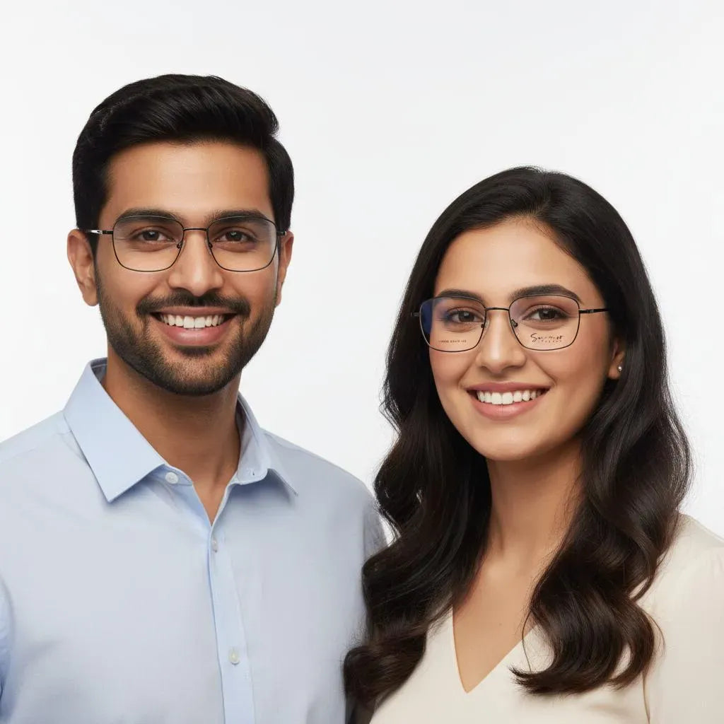 iDom Eyeglasses Full Rim Square For Men & Women 745381