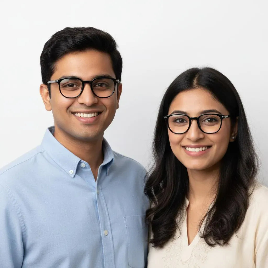 iDom Eyeglasses Full Rim Square Geometric For Men & Women 102722