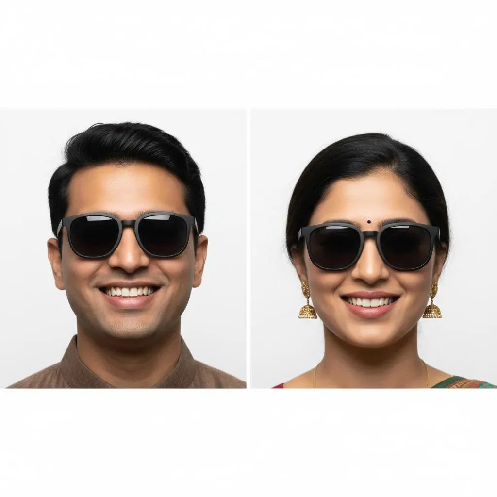 iDom Eyeglasses Full Rim Square Geometric For Men & Women 102722