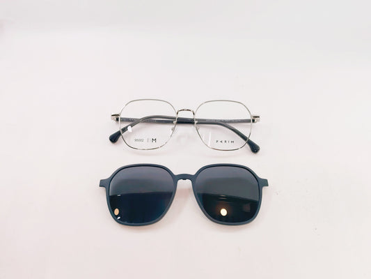 iDom Eyeglasses Full Rim Square Geometric For Men & Women 213327