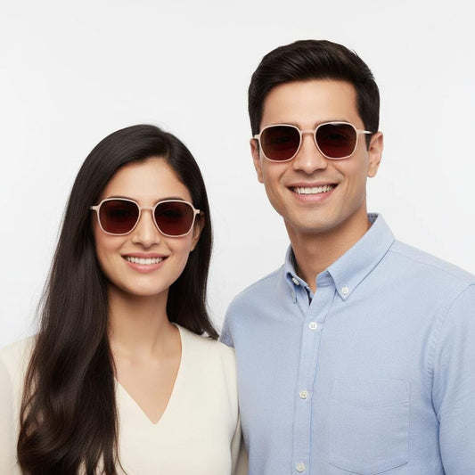 iDom Eyeglasses Full Rim Square Geometric For Men & Women 317170