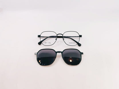 iDom Eyeglasses Full Rim Square Geometric For Men & Women 318323