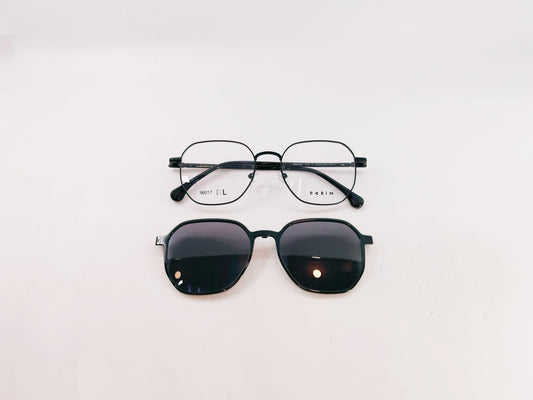 iDom Eyeglasses Full Rim Square Geometric For Men & Women 318323