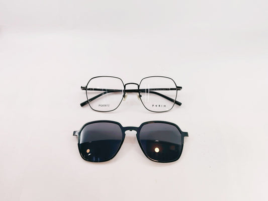iDom Eyeglasses Full Rim Square Geometric For Men & Women 375979
