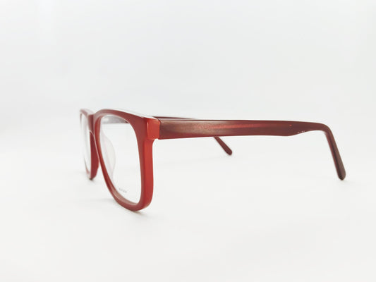 iDom Eyeglasses Full Rim Square Red Specs For Men & Women 305494
