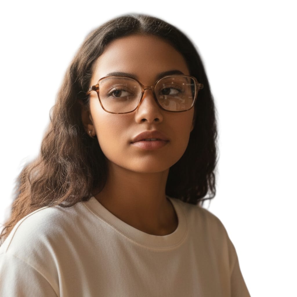 iDom Eyeglasses Full Rim Square Shape For Women 280621