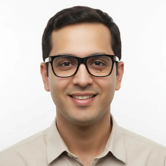 iDom Eyeglasses Full Rim Square Specs For Men 138063