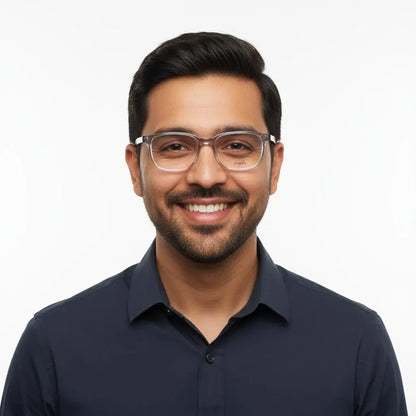 iDom Eyeglasses Full Rim Square Specs For Men 160866