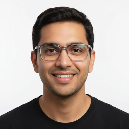 iDom Eyeglasses Full Rim Square Specs For Men 180719