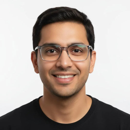 iDom Eyeglasses Full Rim Square Specs For Men 180719