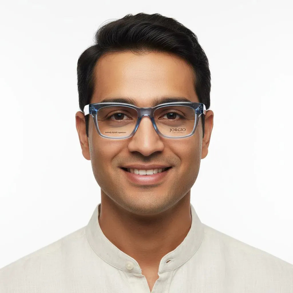 iDom Eyeglasses Full Rim Square Specs For Men 220141