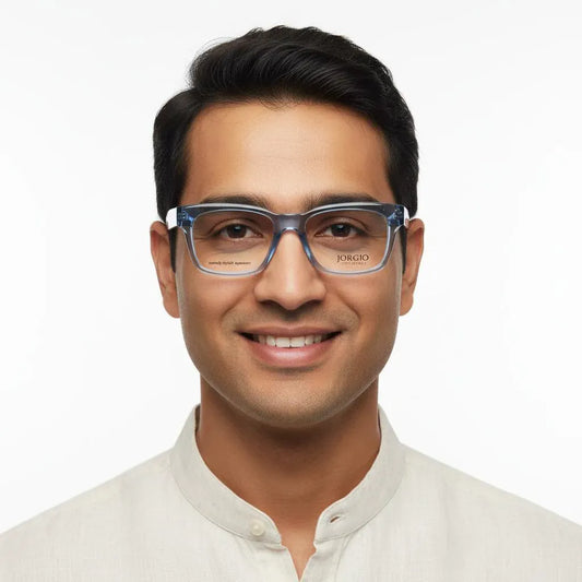 iDom Eyeglasses Full Rim Square Specs For Men 220141