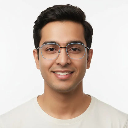 iDom Eyeglasses Full Rim Square Specs For Men 296434