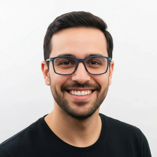 iDom Eyeglasses Full Rim Square Specs For Men 346714