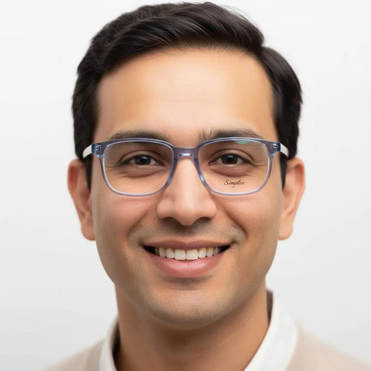 iDom Eyeglasses Full Rim Square Specs For Men 452755