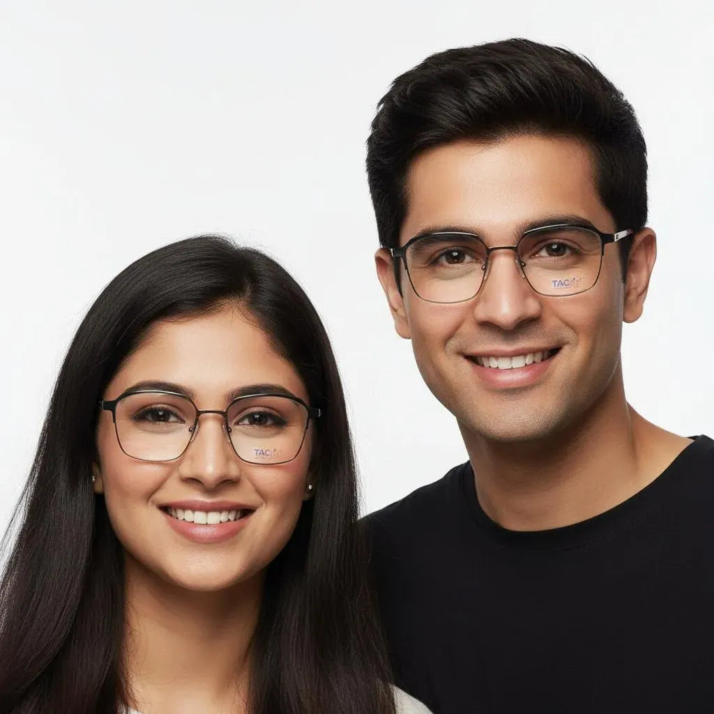 iDom Eyeglasses Full Rim Square Specs For Men & Women 336213