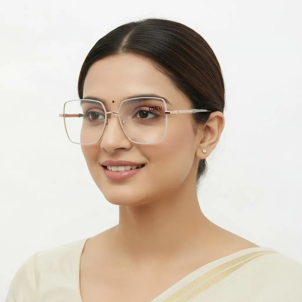 iDom Eyeglasses Full Rim Square Specs For Women 365357