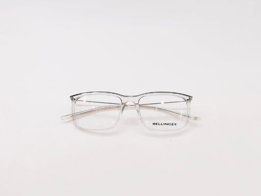 iDom Eyeglasses Full Rim White Transparent Eye Wear For Men & Women 191556