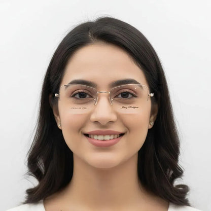 iDom Eyeglasses Half Frame Butterfly Shape For Women 366144