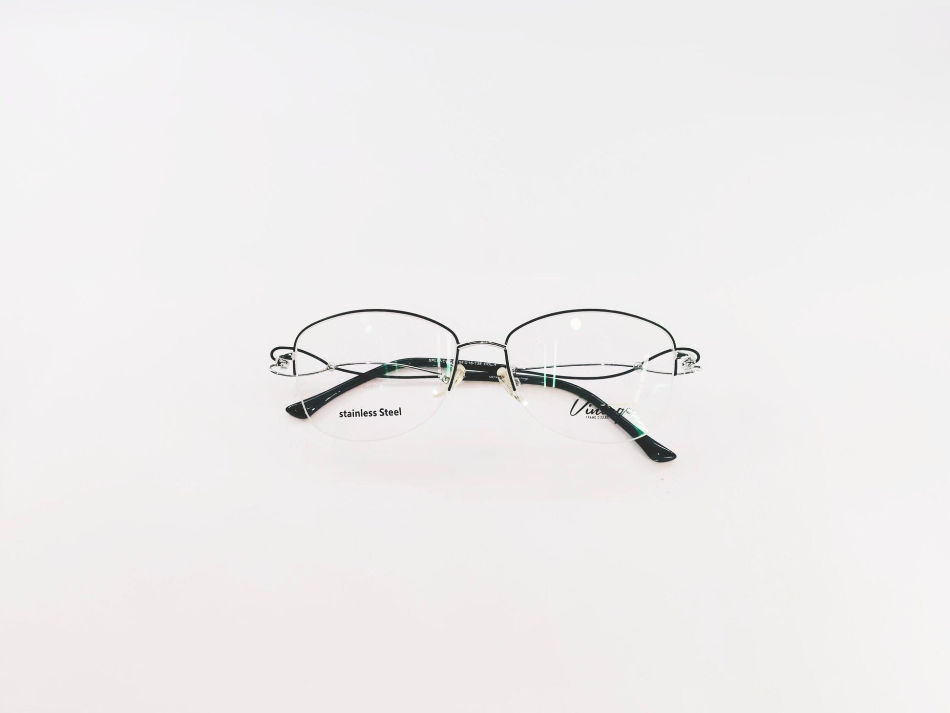 iDom Eyeglasses Half Frame Oval Specs For Women 119610