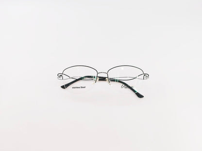 iDom Eyeglasses Half Frame Oval Specs For Women 119610