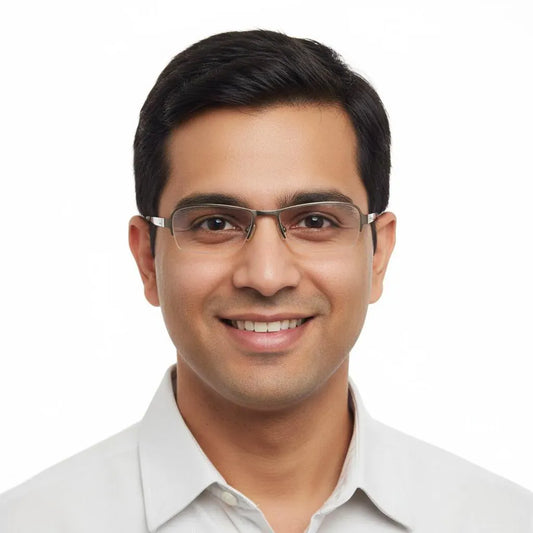 iDom Eyeglasses Half Frame Rectangle Specs For Men 166672