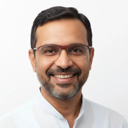 iDom Eyeglasses Half Frame Rectangle Specs For Men 271726