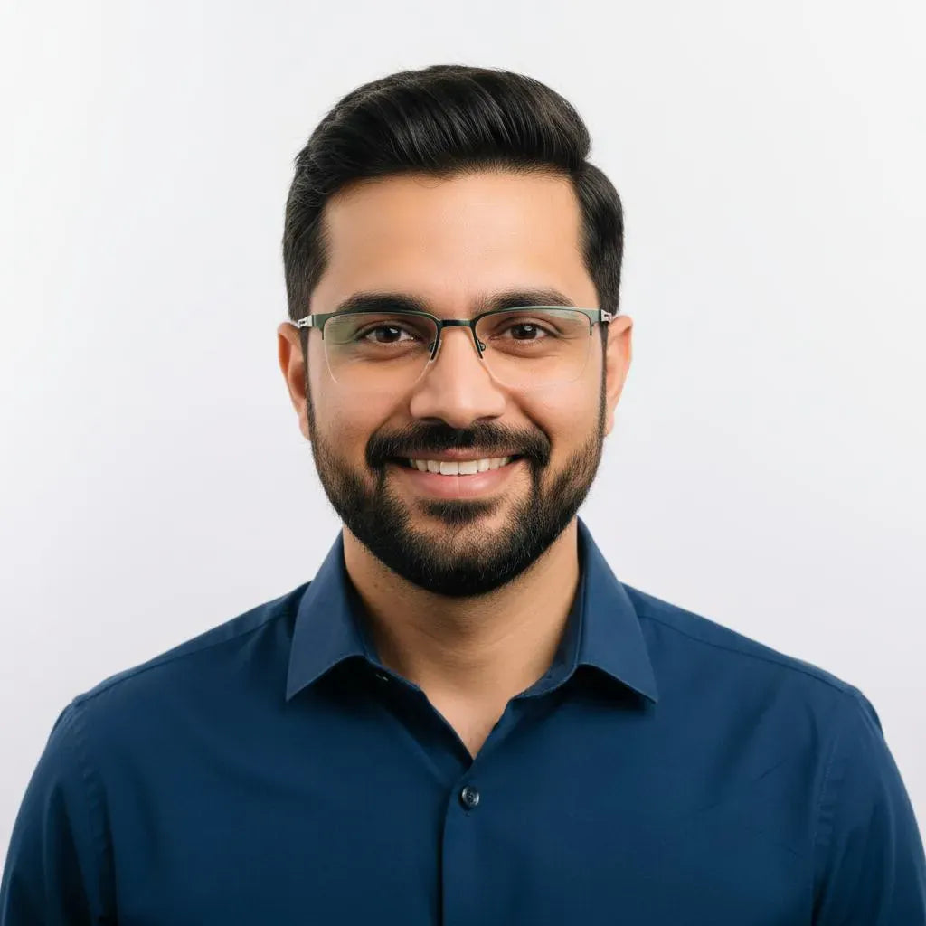 iDom Eyeglasses Half Frame Rectangle Specs For Men 281878