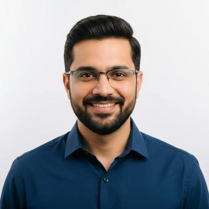 iDom Eyeglasses Half Frame Rectangle Specs For Men 281878