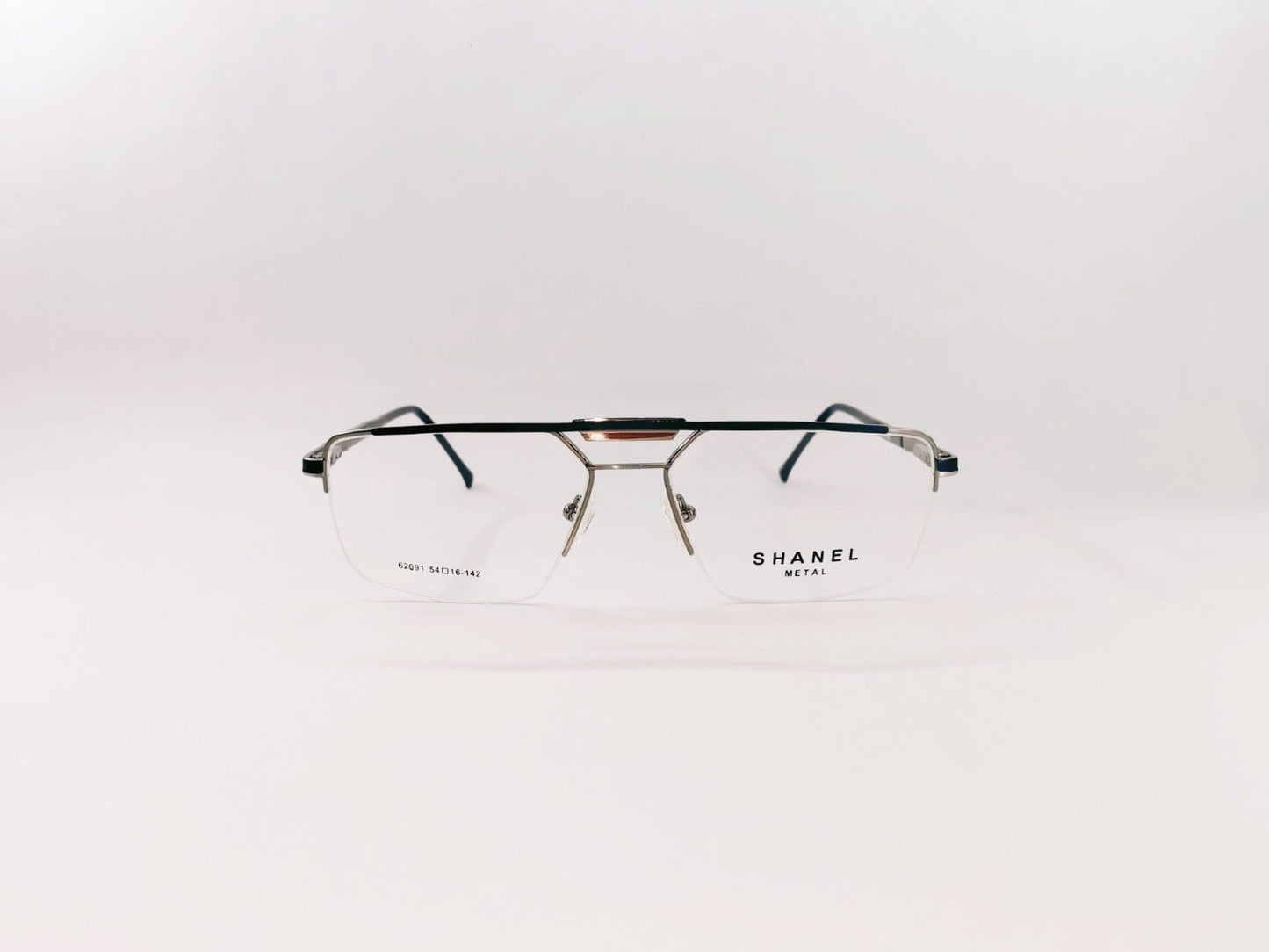 iDom Eyeglasses Half Frame Rectangle Specs For Men 304491