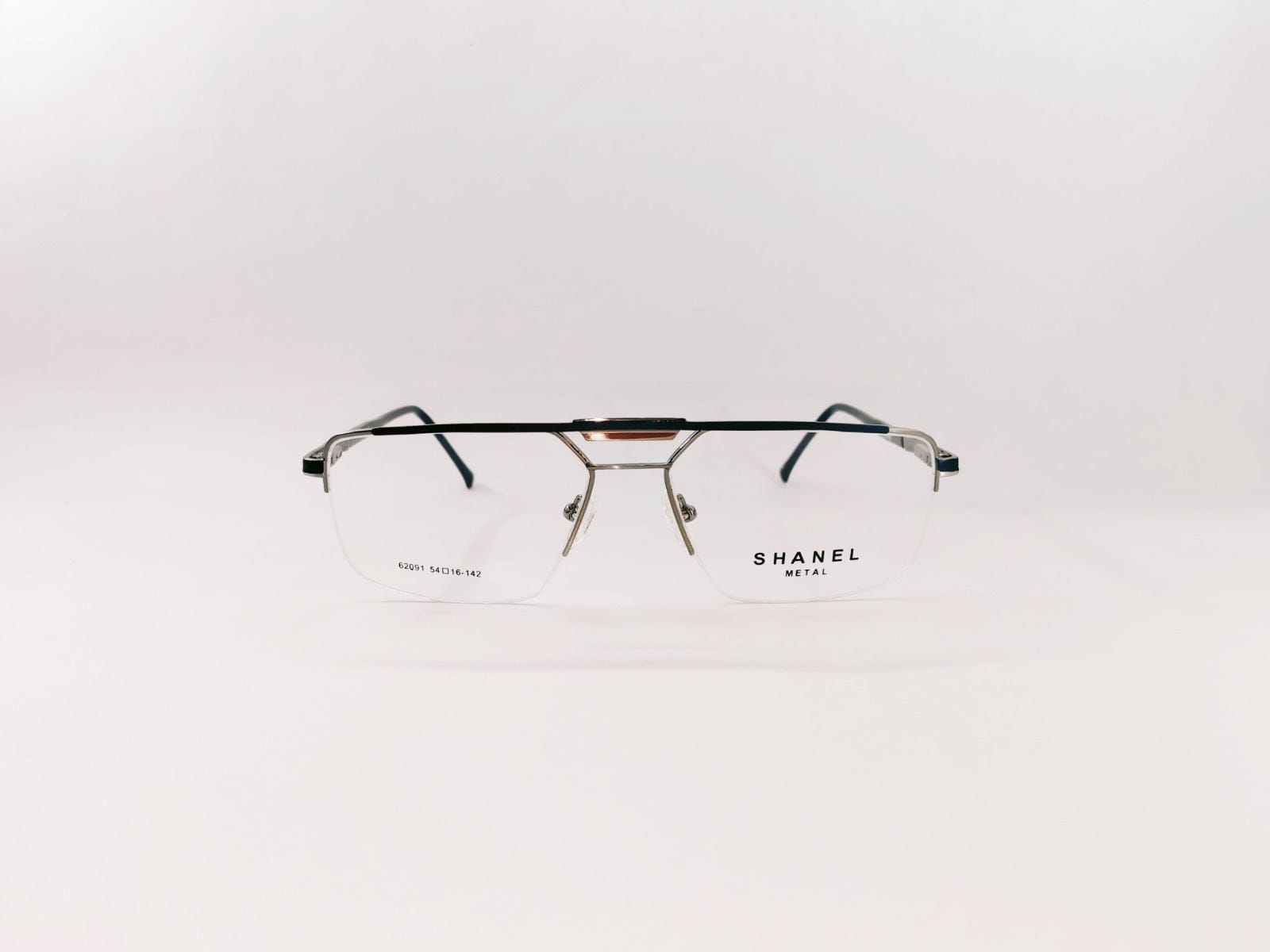 iDom Eyeglasses Half Frame Rectangle Specs For Men 304491