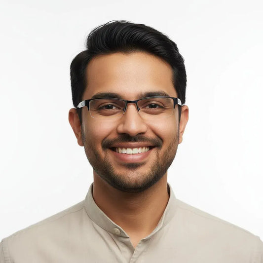 iDom Eyeglasses Half Frame Rectangle Specs For Men 848434