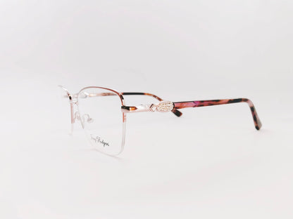 iDom Eyeglasses Half Rim Cat-Eye Shape For Women 296273
