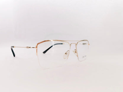 iDom Eyeglasses Half Rim Frame Square Shape for Men & Women 310807