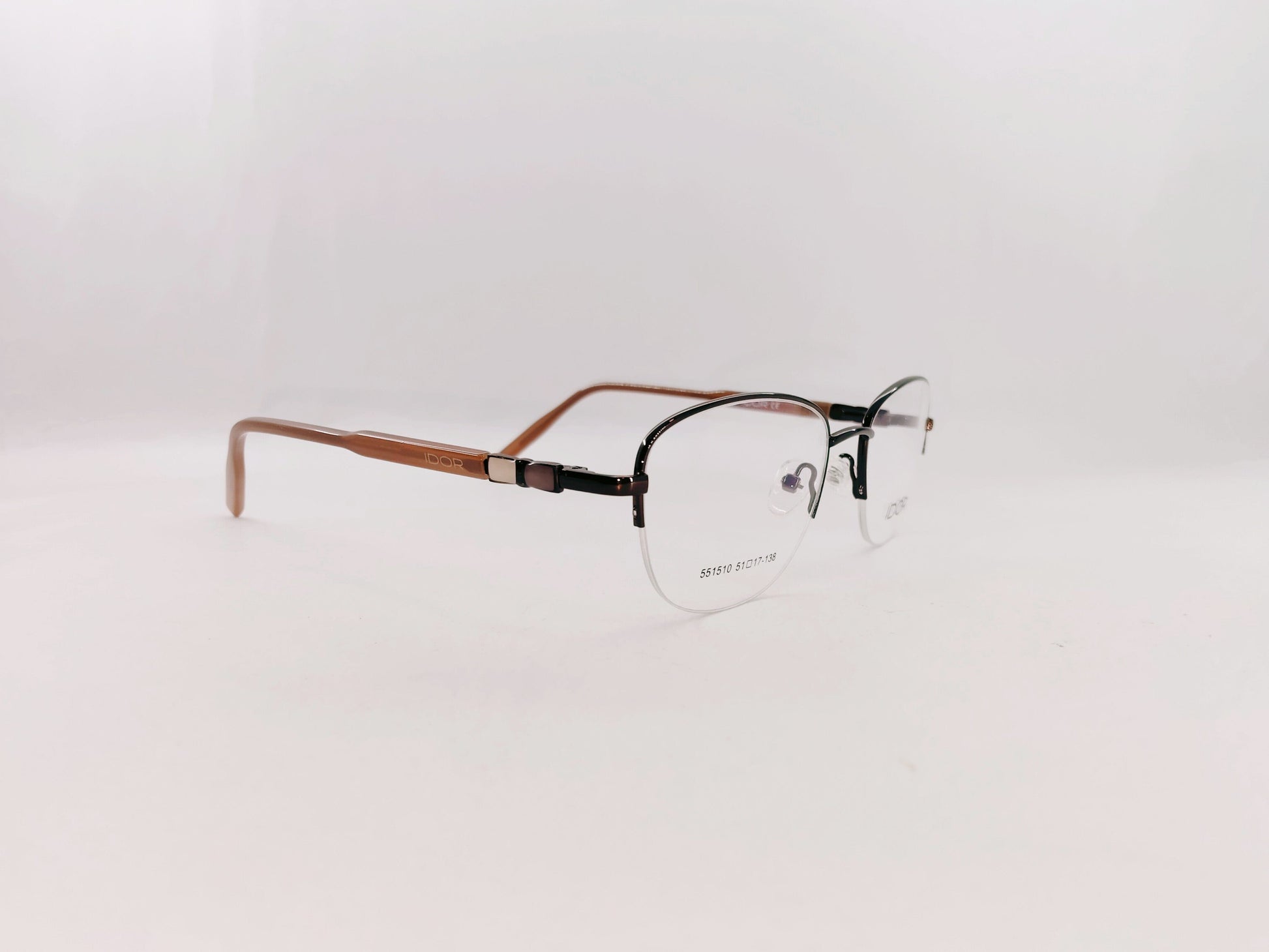 iDom Eyeglasses Half Rim Oval Specs For Women 179160