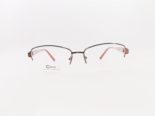 iDom Eyeglasses Half Rim Oval Specs For Women 228564