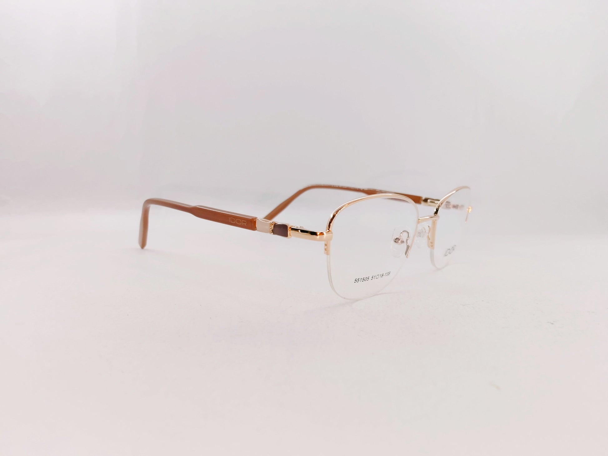 iDom Eyeglasses Half Rim Oval Specs For Women 232398