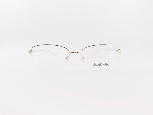 iDom Eyeglasses Half Rim Oval Specs For Women 247750