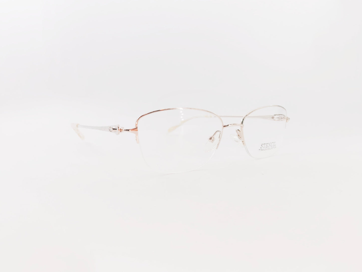 iDom Eyeglasses Half Rim Oval Specs For Women 247750