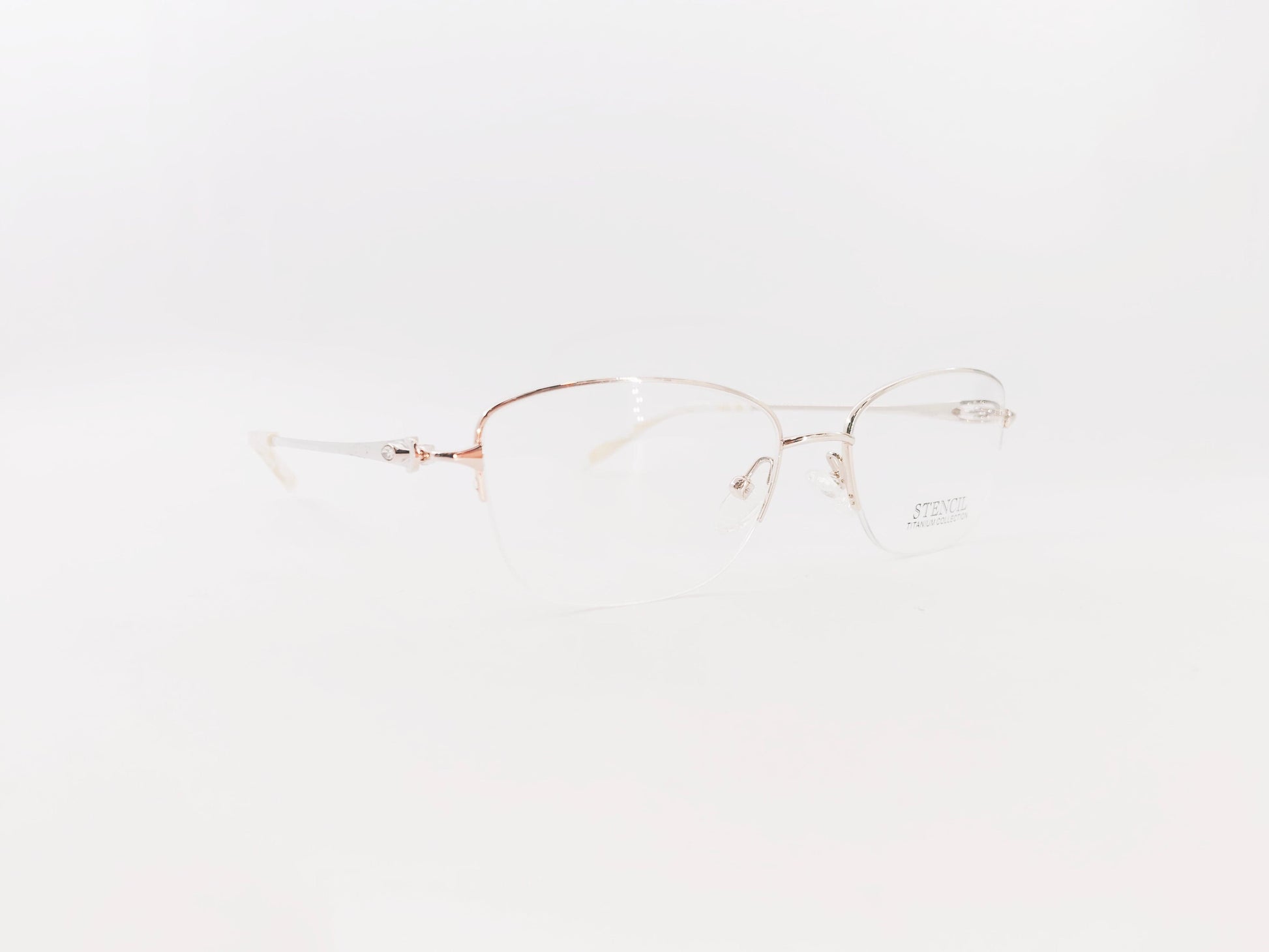 iDom Eyeglasses Half Rim Oval Specs For Women 247750