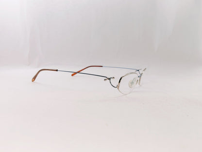 iDom Eyeglasses Half Rim Oval Specs For Women 305846