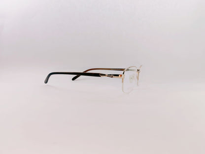 iDom Eyeglasses Half Rim Oval Specs For Women 327367
