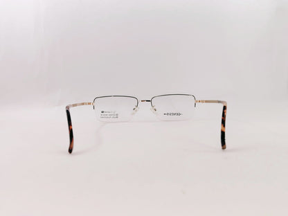 iDom Eyeglasses Half Rim Rectangle Clip on For Men 99887