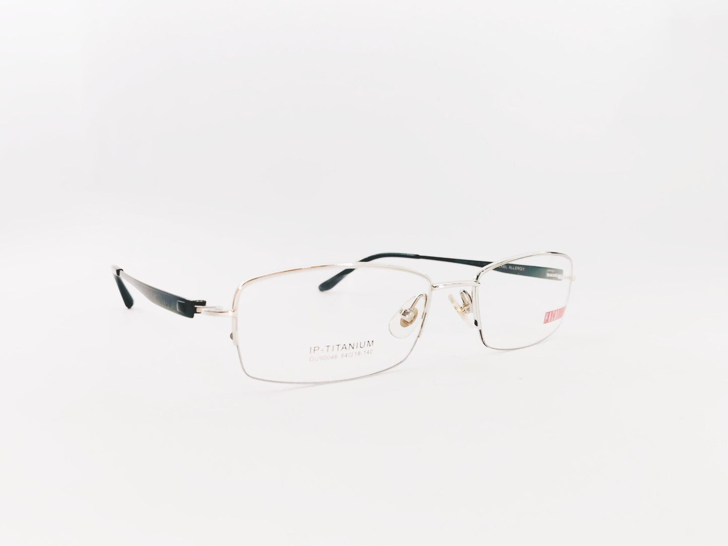 iDom Eyeglasses Half Rim Rectangle For Men & Women 190512