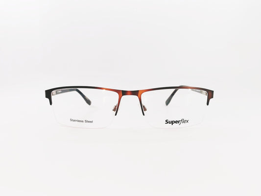 iDom Eyeglasses Half Rim Rectangle Shape for Men 140848