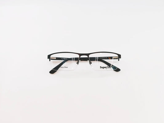 iDom Eyeglasses Half Rim Rectangle Shape for Men 140848